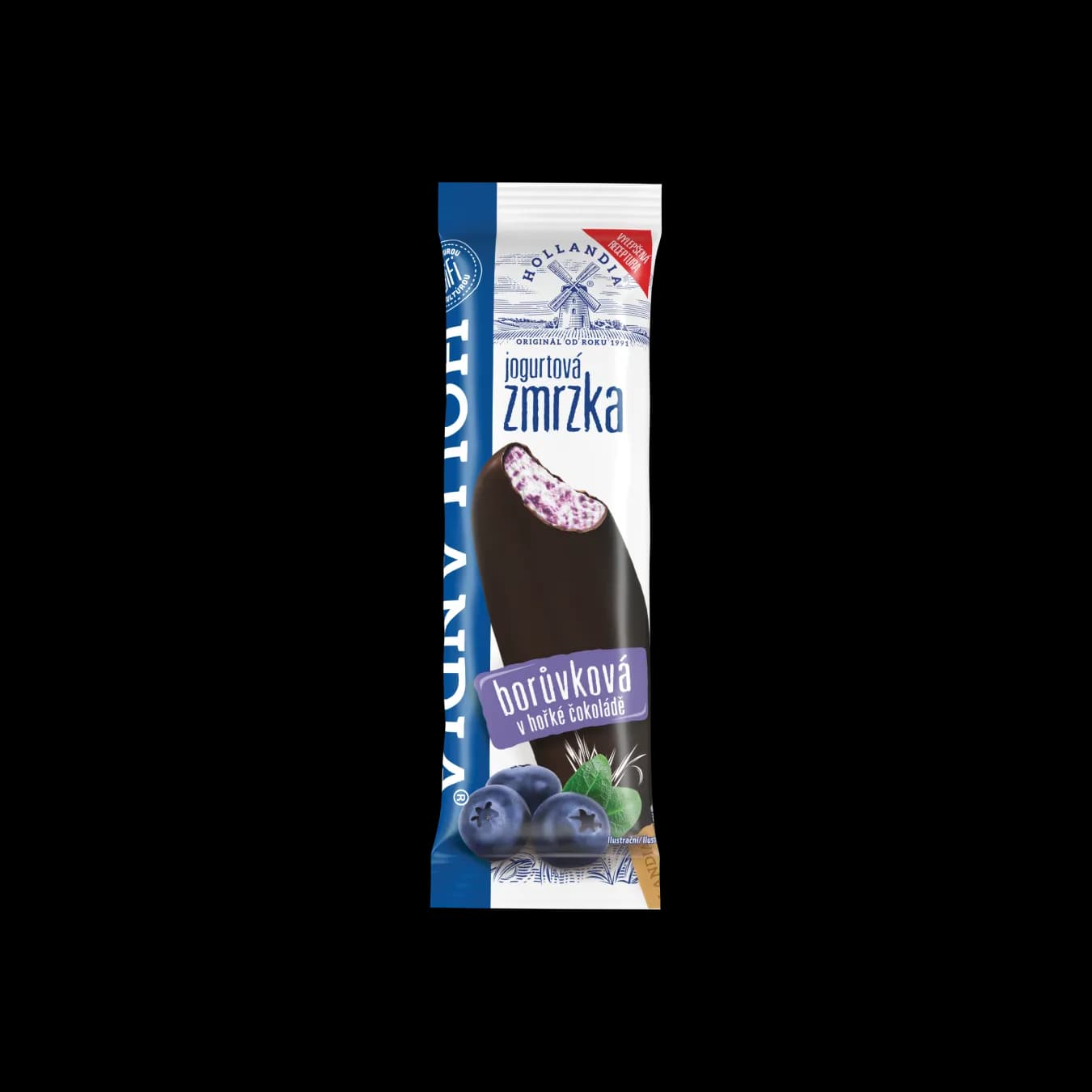 ICE LOLLY IN A BITTER ICING, BLUEBERRY