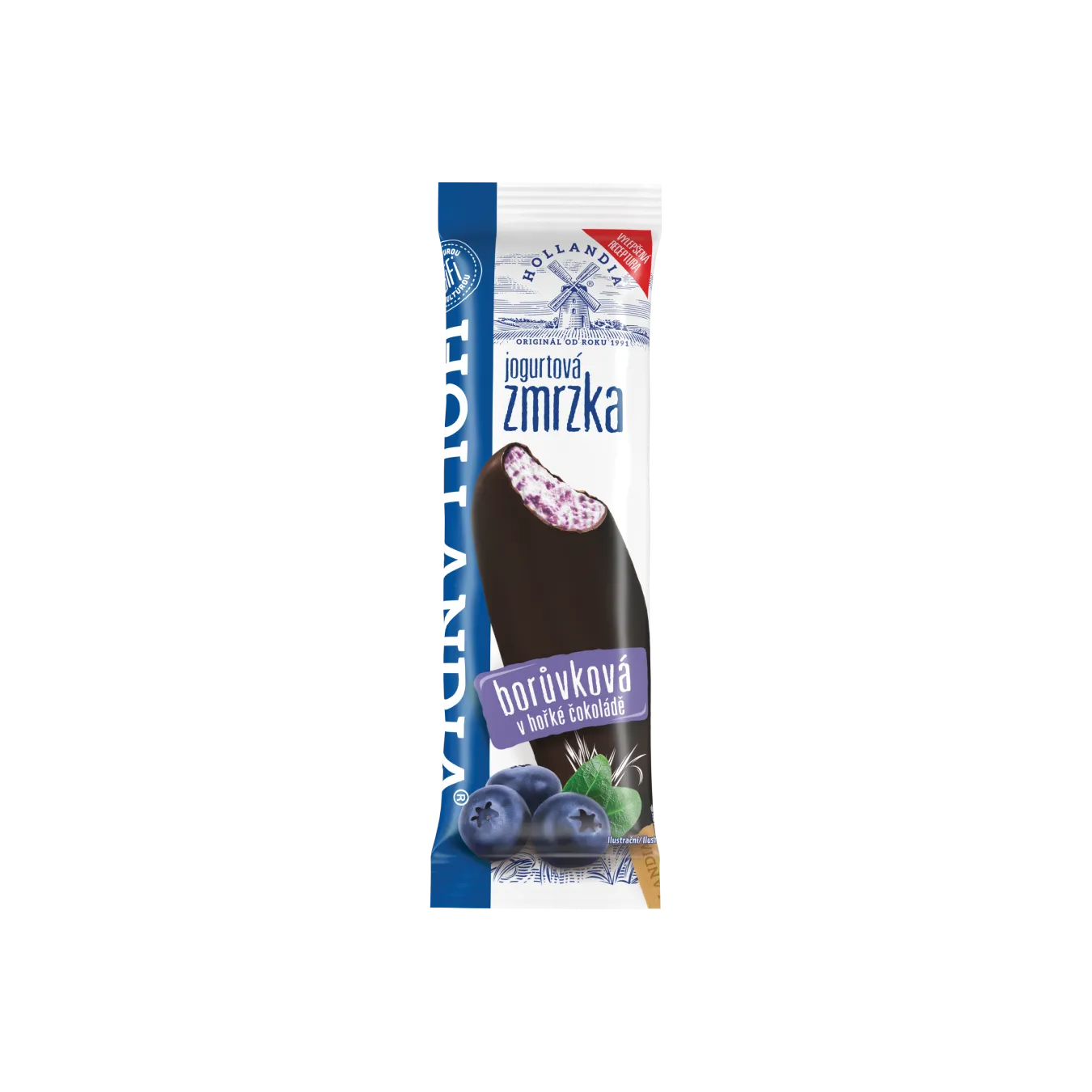 ICE LOLLY IN A BITTER ICING, BLUEBERRY
